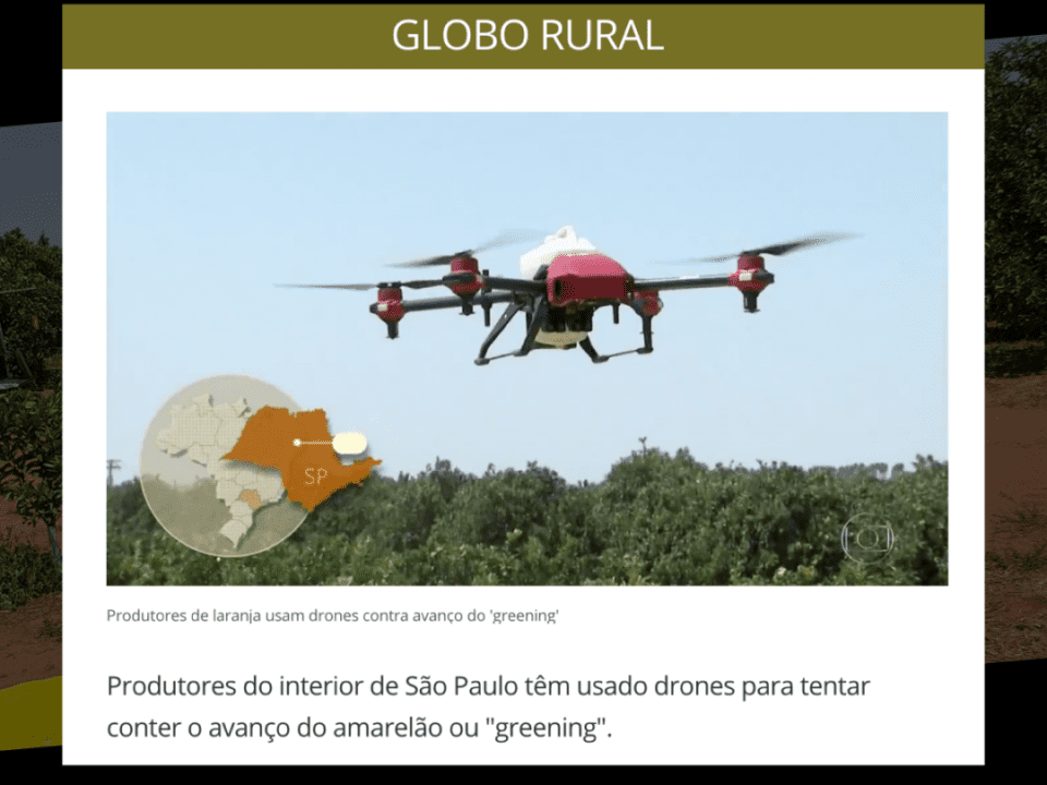 drone xag p30 no globo rural