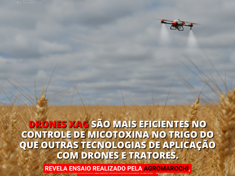 Drones XAG eficientes para o controle de pragas