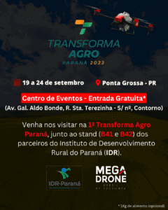 Megadrone no Transforma Agro PR em Ponta Grossa - PR